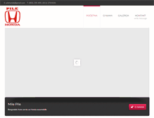 Tablet Screenshot of pilehonda.com